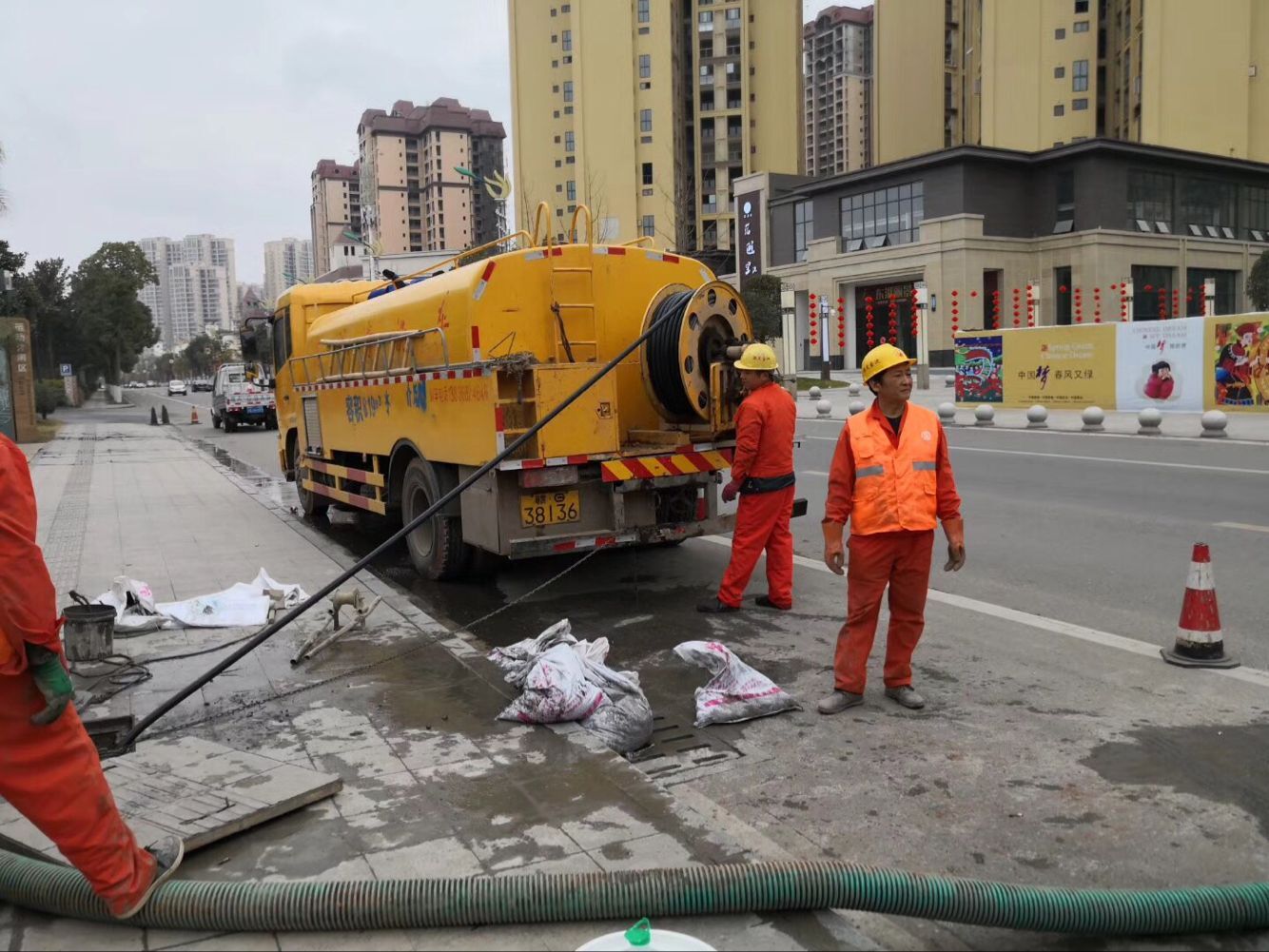 侯马排污管道清淤-管道清洗